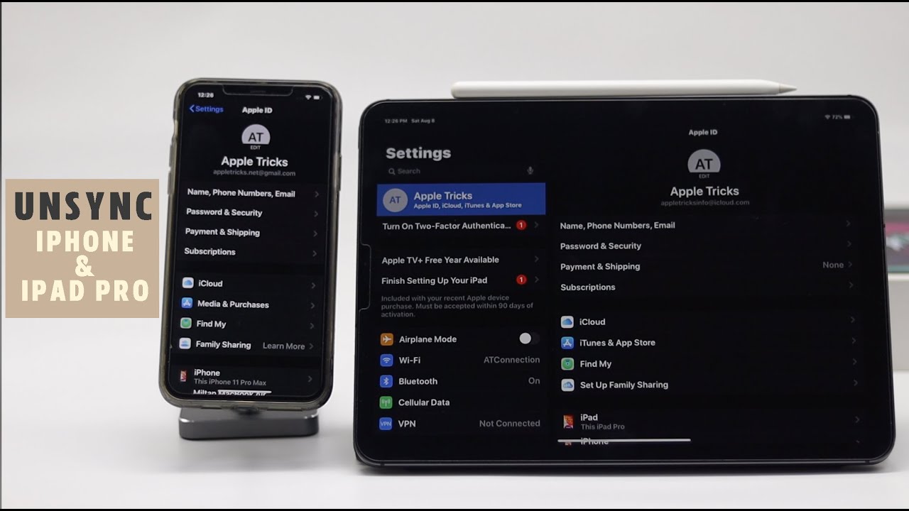 How To Unsync Iphone From Ipad 2020
