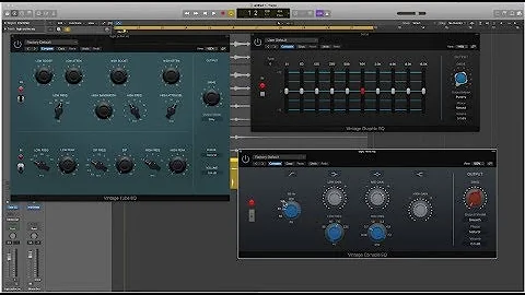 Logic Pro X 10.4 Vintage Eq Collection review/tutorial