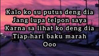 ingat telfon sa -AMSTR || lirik musik  lagu viral tiktok kalo ko putus deng dia Jang lupa telpon sa.