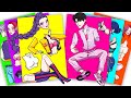 KPOP DEMON HUNTERS - SUPER IDOL HUNTRIX Rumi and Jinu SAJA | Sticker Book DIY