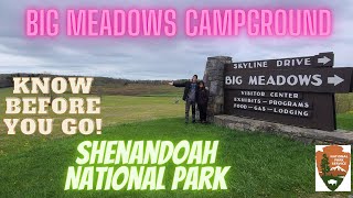 Big Meadows Campground,  Shenandoah National Park,  Walk through