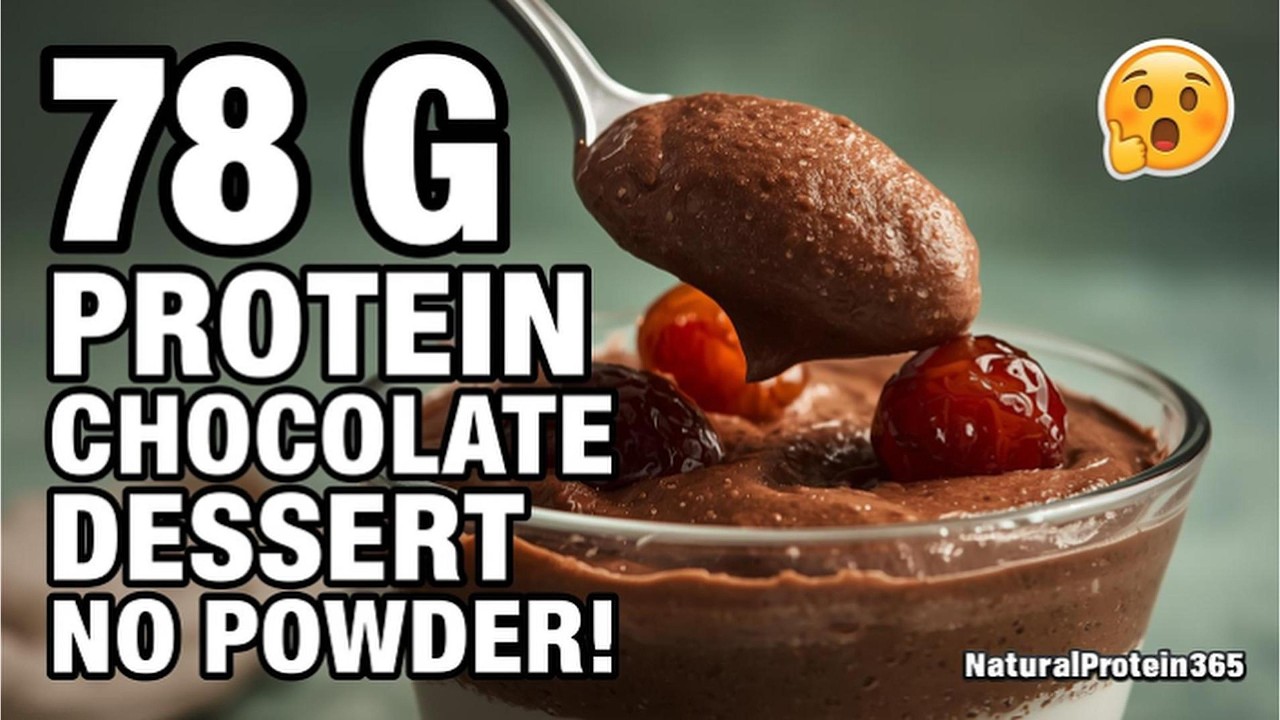 cottage cheese chocolate pudding that tastes illegal 😱 78 g protein (no powder)