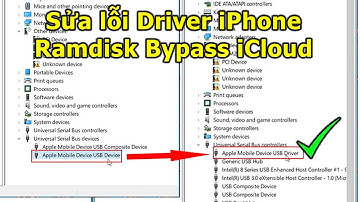 Sửa lỗi Driver để sử dụng các tool Ramdisk để Bypass iCloud iPhone