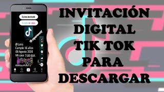 Invitación Tik tok gratis