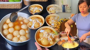 Cách nấu chè trôi nước vị truyền thống đưa ông Táo