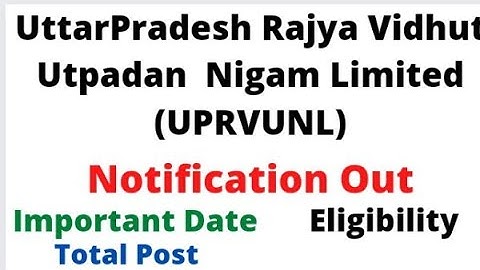 UPRVUNL Jr.Engineer/Lab Assistant  /chemist Online form 2022