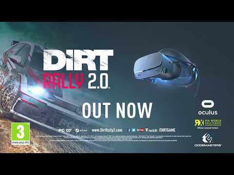 Dirt Rally 2.0 VR Release Trailer (Codemasters) - Rift, Index, Vive