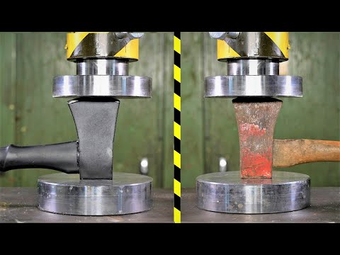 Old Vs. Modern Items Which Are Stronger? Hydraulic Press Test!