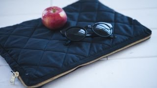 Diy Quilted Laptop Sleeve - Diy Quilt Clutch