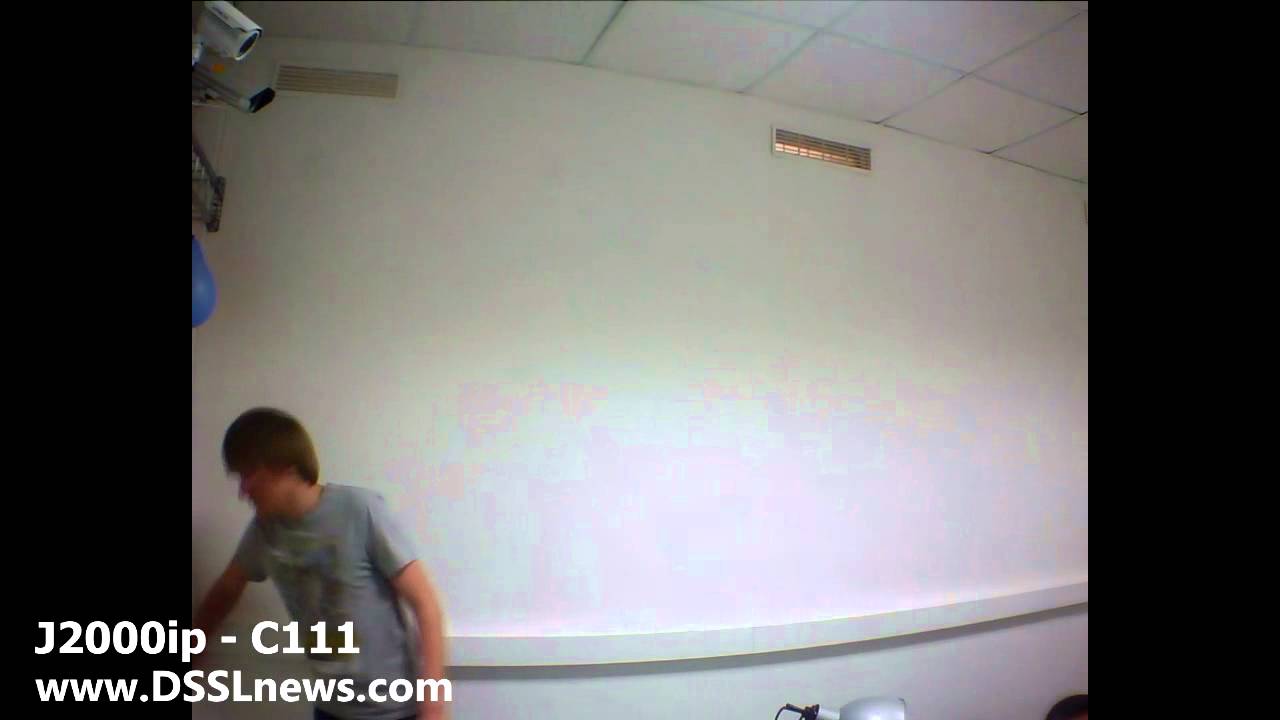 IP камера J2000 C-111. Пример дневной записи - YouTube