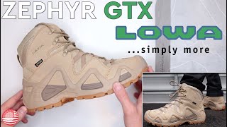 Lowa Zephyr GTX Mid TF Review (AWESOME Lowa Tactical Boots Review)
