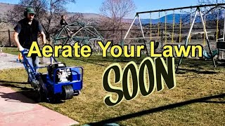 Lawn Aeration ~ The Job Most People Skip Just Because It's Hard (A Mega Compilation Video)