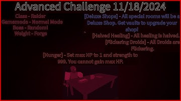 Advanced Challenge 11/18/2024 - Randomly Generated Droids