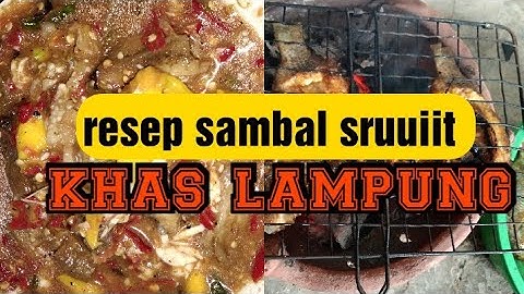 resep sambal seruit khas lampung