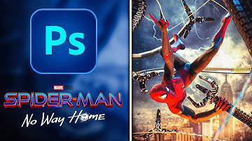 Making a Spider-Man Poster better than MARVEL!? (Photoshop/Blender)