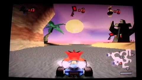 Crash Team Racing Playthrough: Part 1 - Intro and N. Sanity Beach Tour