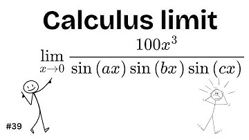 Solving limit of sin(ax)sin(bx)sin(cx)/x^3 | High school Mathematics | No explanation 