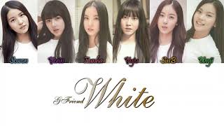 GFriend (여자친구) – 하얀마음 (White) Han/Rom/Eng Colour Coded Lyrics