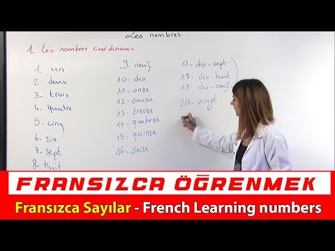 Video: Fransızca'da 12'ye kadar nasıl sayılır?