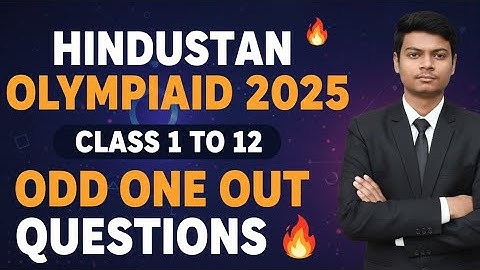 Hindustan Olympiad 2025 🔥 Class 1 to 12 Important Questions by @AyushConnection 