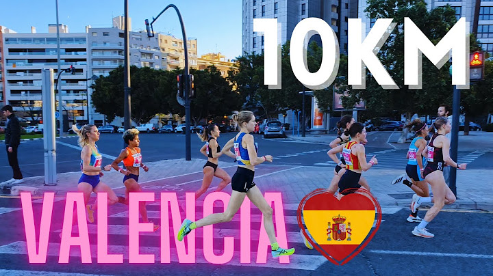 Je participe au 10 km le plus RAPIDE du monde à Valencia !
