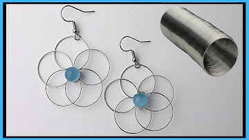 Ring Size Memory Wire Flower Earrings Tip Tuesday Jewelry Making Tutorial