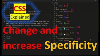 Change and increase specificity | CSS explained | #smartcode