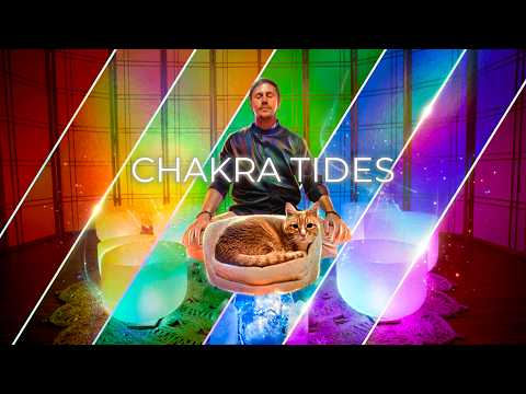 All 7 chakra bowls with calming *Ocean Sounds*