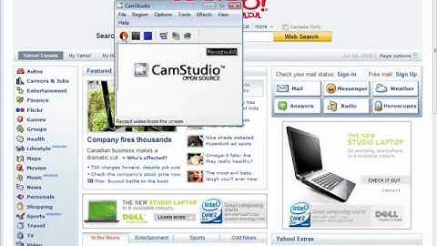 Recording video with Camstudio 2/4