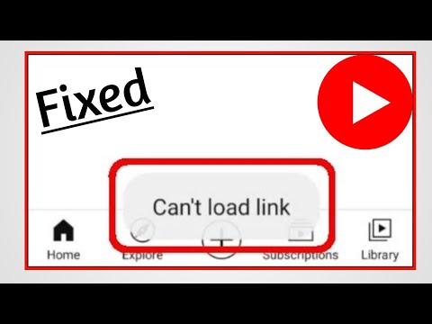 How To Fix YouTube Can't Load Link Problem Solved in Android