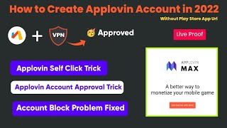 How To Create Applovin Account In 2022 Without Play Store Url | Applovin Account Approval Trick screenshot 1