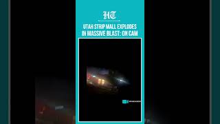 Massive Explosion Rocks Herriman Strip Mall, Utah | Shocking Moment Caught on Cam | US | #Shorts