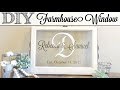 DIY Farmhouse Window | Tips For Adding Vinyl to Glass