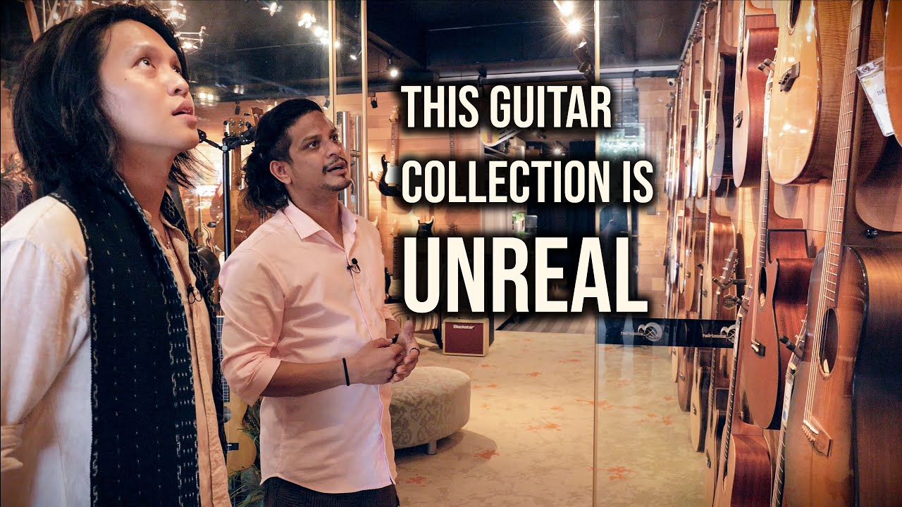 The Best VINTAGE and BOUTIQUE Guitar Store Tour in Singapore!