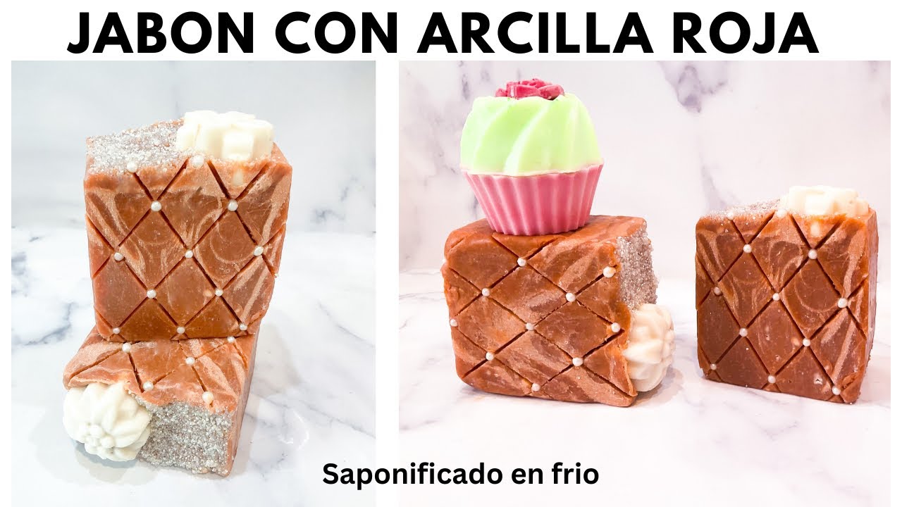 JABÓN COM ARCILLA ROJA fórmula incluida .