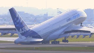 ✈Airbus A380 Tailstrike ⚡(Velocity minimum unstick Test)