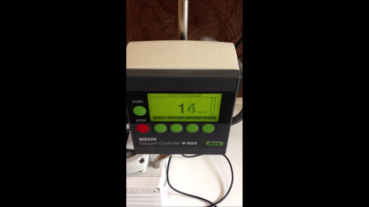 Buchi V-500 Chemically Resistant Vacuum Diaphragm Pump + V-800 Vacuum Controller