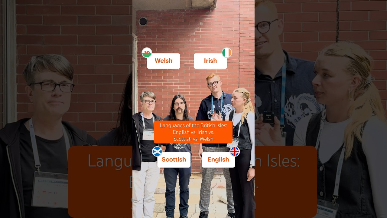 English vs. Irish vs. Scottish vs. Welsh!