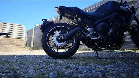 2020 Yamaha MT-09 with Arrow Thunder exhaust system (Euro 4)