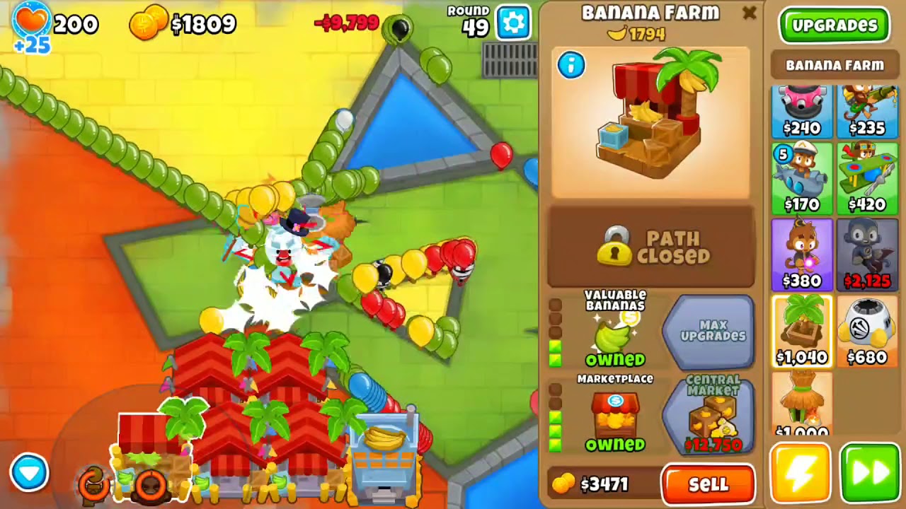 [BTD6] - ในเมื่อมันว่าง จัด Banana Farm ให้เต็มไปเลยดีกว่า ^^ 