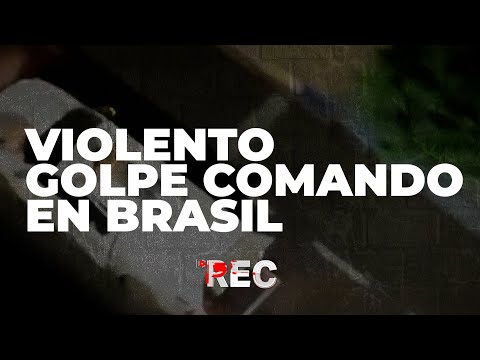 GOLPE COMANDO en BRASIL: EXPLOSIVOS en BANCOS, DRONES y REHENES