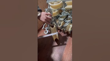 Single sheave stringing blocks