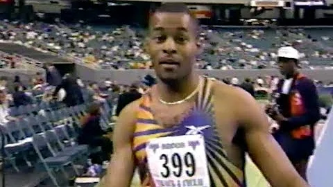 Duane Ross vs. Tony Dees - Men's 60m Hurdles - 199...