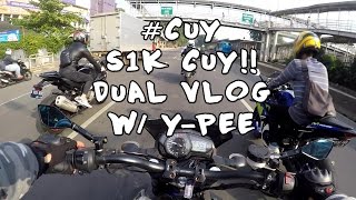 MIMPIN BMW S1000RR PAKE MT25!! [DUAL VLOG with Y-PEE]