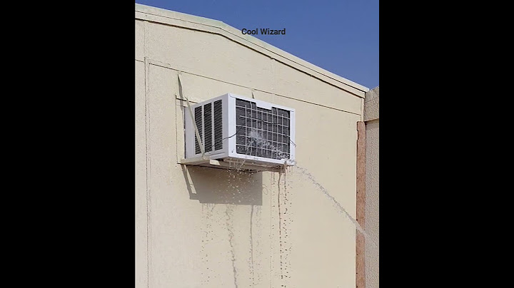 Window AC Cleaning Outside @Cool_Wizard_