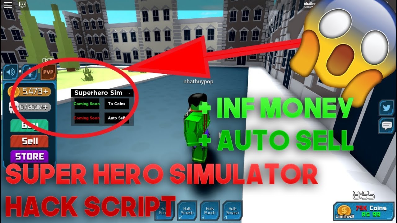 Superhero Simulator Hack Script Roblox Exploit V1 Youtube