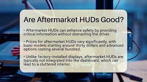 Are Aftermarket HUDs Good? - Talking Tech Trends