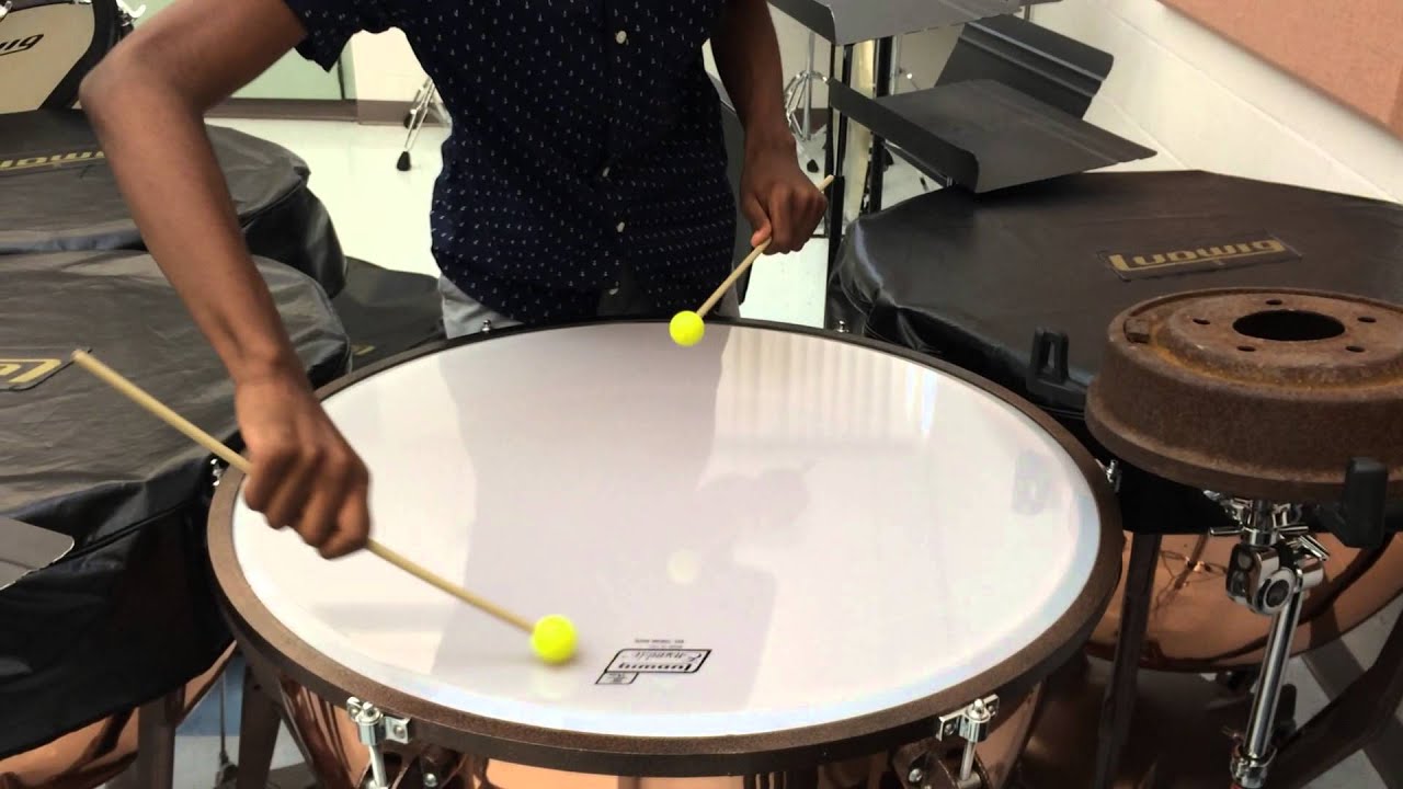 Superball Mallets on Timpani Head in "The Cave You Fear" YouTube