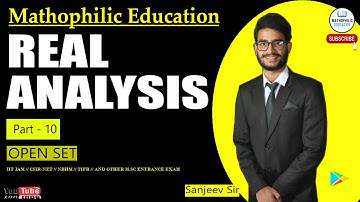 POINT SET OF TOPOLOGY || PART 10 || OPEN SET || CSIR NET || IIT JAM || TIFR