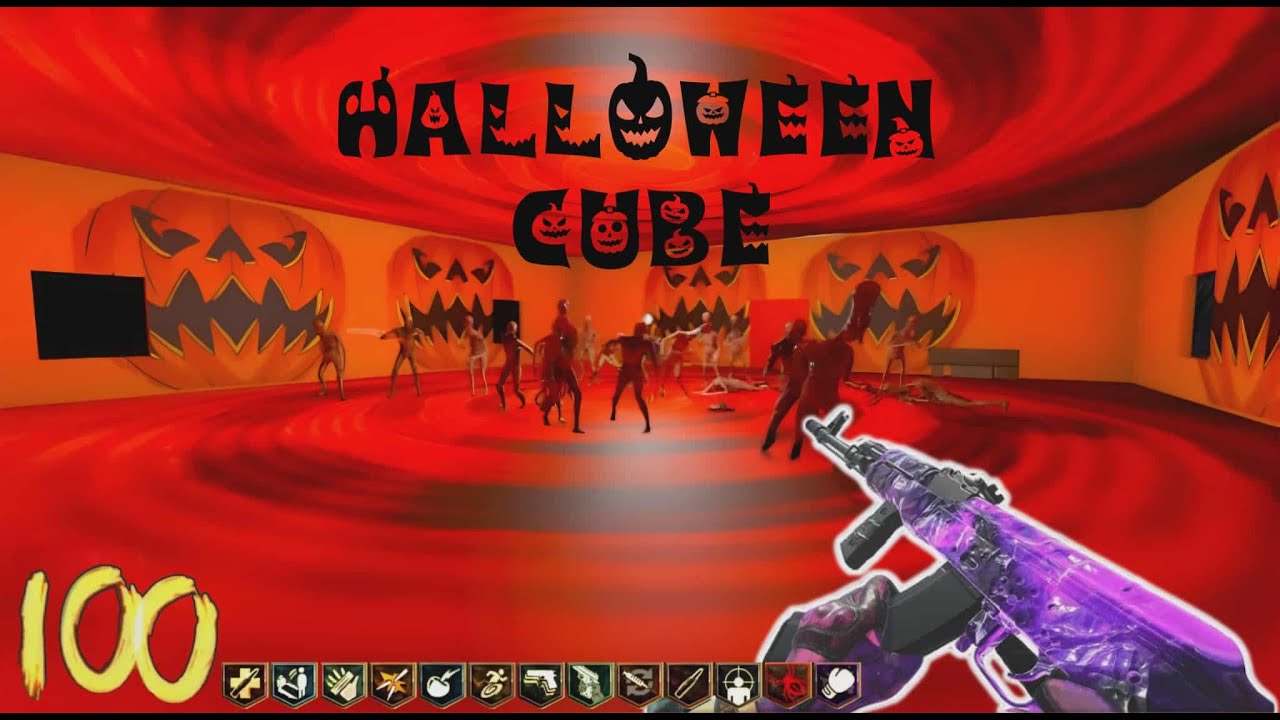 SURVIVING THE UNLIMITED ZOMBIES HALLOWEEN CUBE CUSTOM BO3 MAP